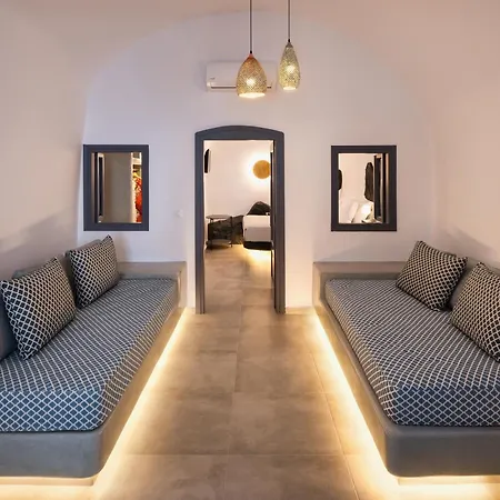 Lejlighed Elia 2 Bedroom Cavehouse With Indoor Jacuzzi Vóthon